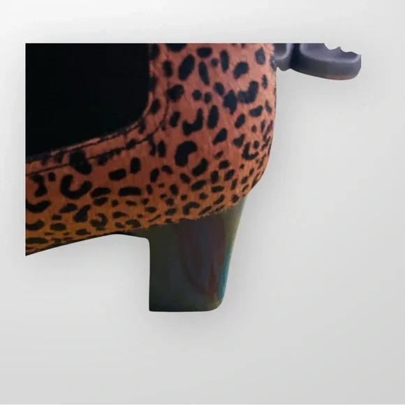 Cole Haan Etta Leopard Print Calf Hair Ankle Booties 7 - Picture 6 of 11